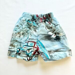 Tropical Print Kids Shorts